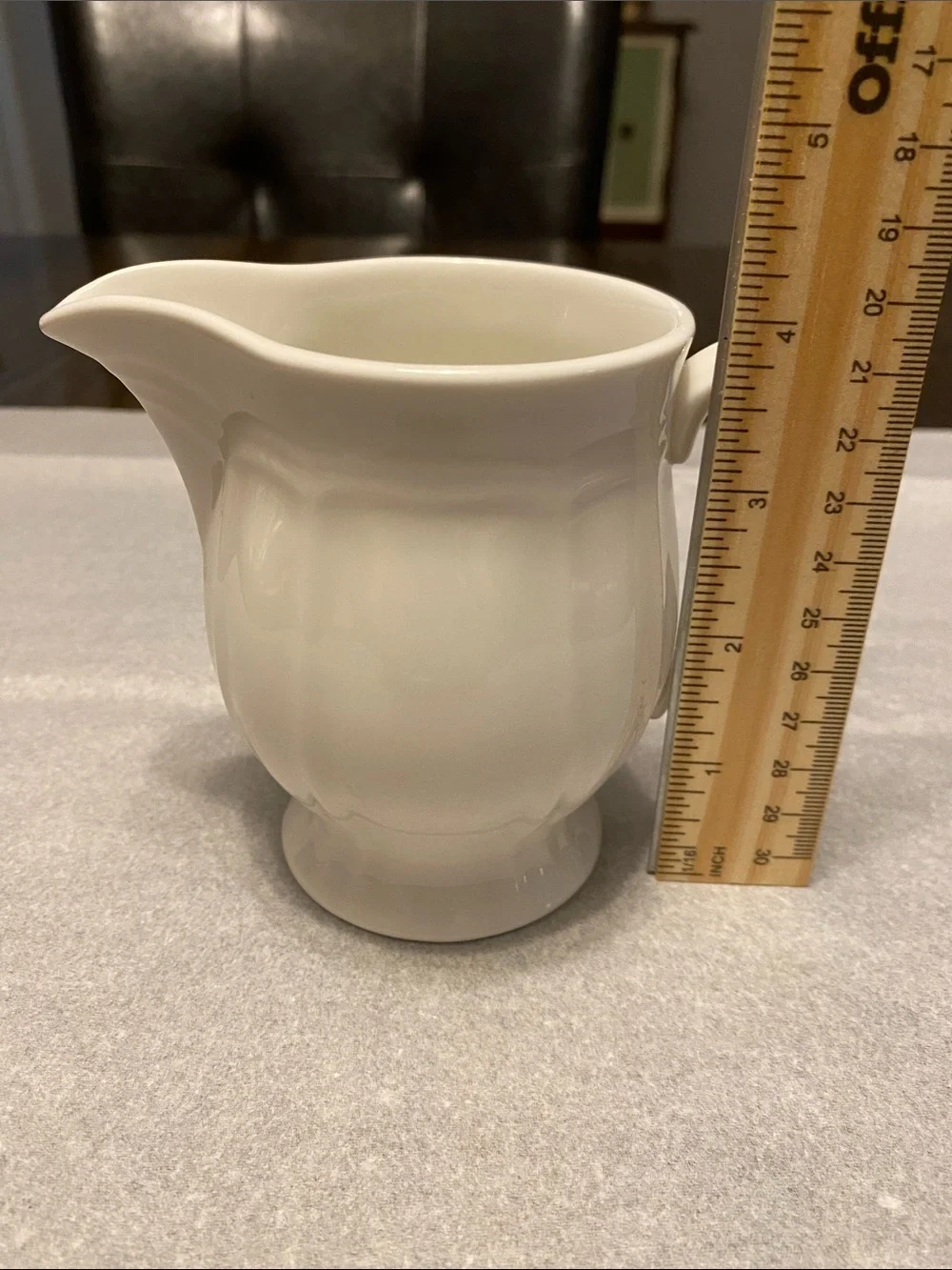 Mikasa White Porcelain Creamer Pitcher